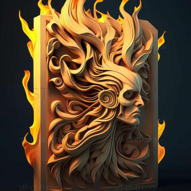 3D model flaming (STL)